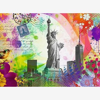 500 bitar - New York postcard