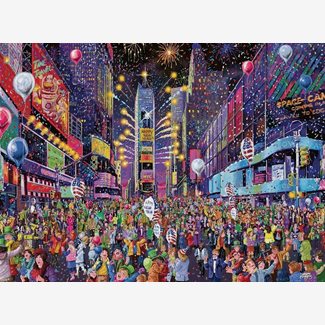 500 bitar - New years in Times Square