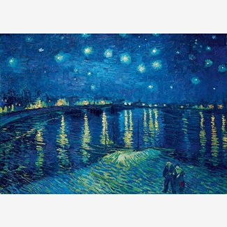 1000 bitar - Vincent Van Gogh, Starry Night over the Rhône