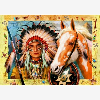 1500 bitar - Howard Robinson, Indian Chief