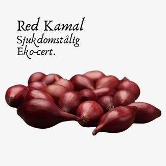 Röd lök, Red Kamal, 250 gram