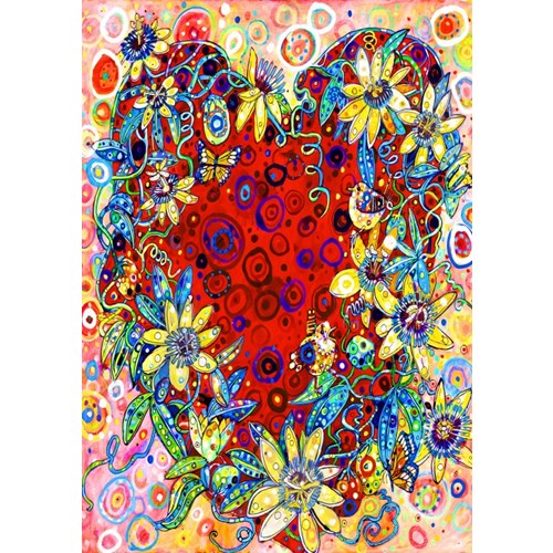 1500 bitar - Sally Rich, Passion Flower