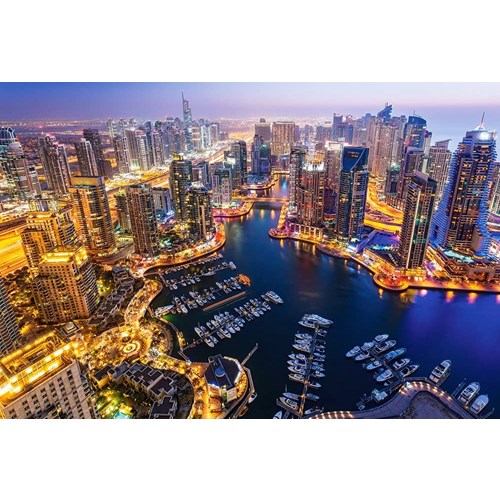 1000 bitar - Dubai at night