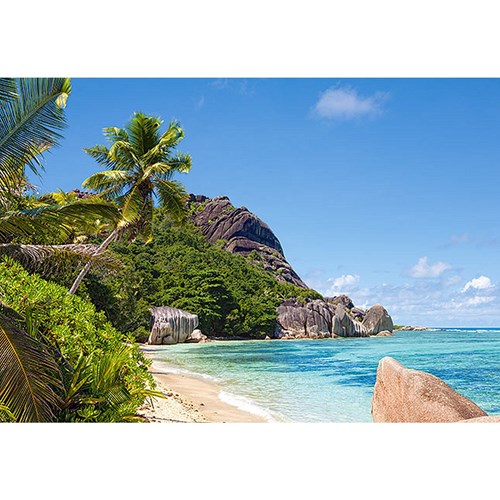 3000 bitar - Tropical beach, Seychelles