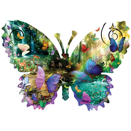 1000 bitar - XXL Alixandra Mullins, Forest butterfly